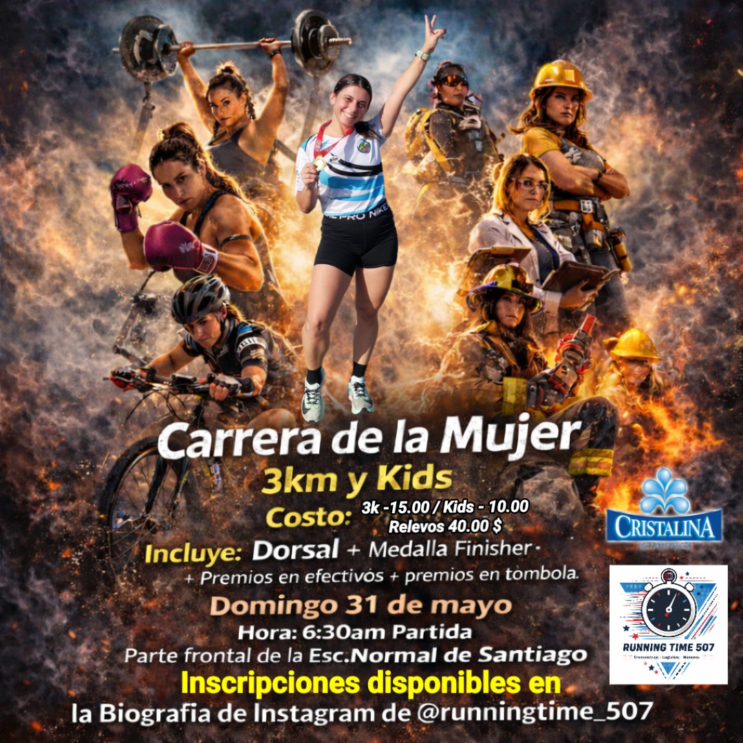 II° Carrera de Mujeres 3k, Relevos y Kids Race 